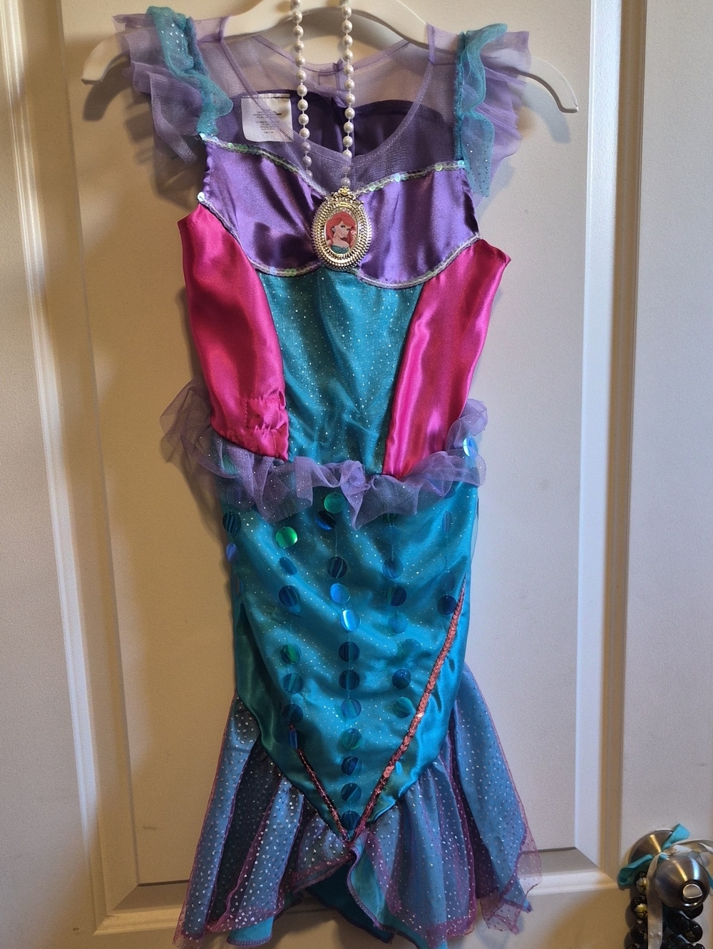 Disney Mermaid Costume in Teal, Purple & Pink